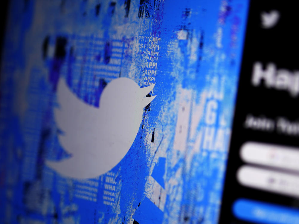 The Twitter splash page is seen on a digital device in 2022 in San Diego. Some parts of Twitter's source code, the fundamental computer code on which the social network operates, were leaked online, the social media company said in a legal filing on Sunday.
