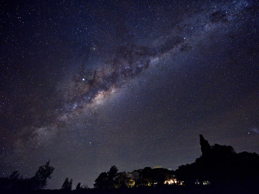 Jupiter, the brightest spot near the middle of this image, will be a standout this week.