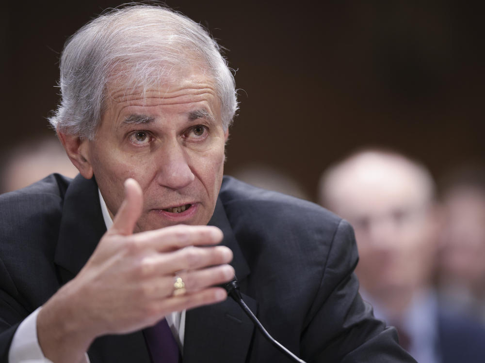 FDIC Chairman Martin J. Gruenberg said the regulator is investigating management conduct at both Silicon Valley Bank and Signature Bank during his appearance before the Senate Banking Committee in Washington, D.C., on March 28, 2023.
