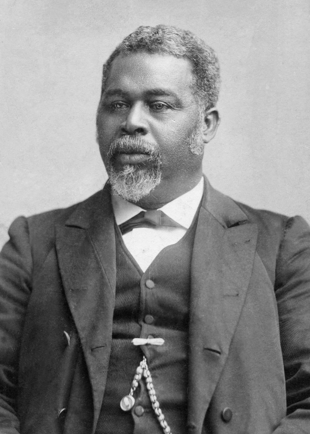 Robert Smalls, a Civil War hero who escaped from slavery in 1862. Smalls was the first Black man to command a U.S. Naval vessel, and later served in the U.S. House of Representatives.