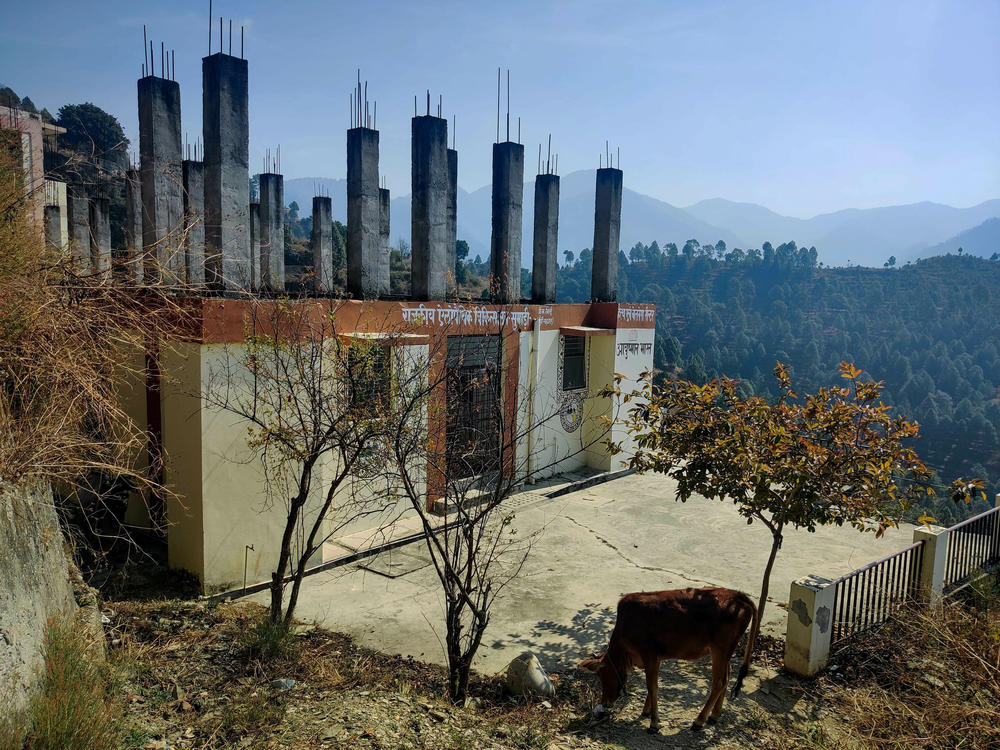 The only hospital for the residents of Sumari has been under construction for a few years.