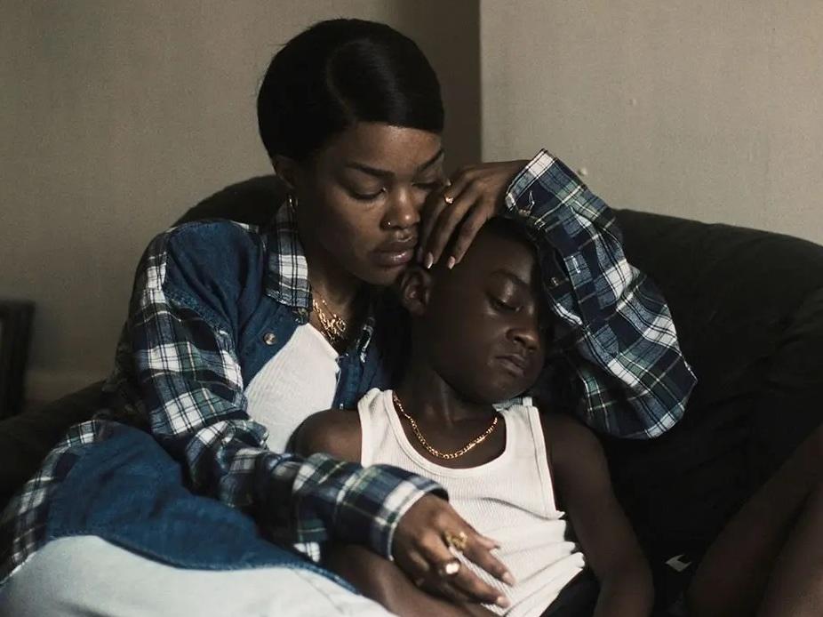 Teyana Taylor and Aaron Kingsley Adetola play a mother and son in <em>A Thousand and One. </em>