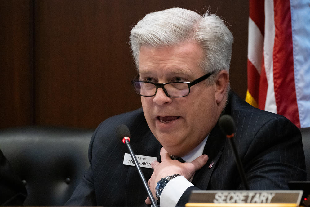 Republican state Sen. Todd Lakey is one of the prime sponsors of a bill that would criminally charge anyone who helps a pregnant minor get an abortion outside of Idaho without parental permission.