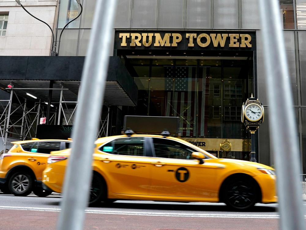 Barriers stand near Trump Tower in New York City on Friday.