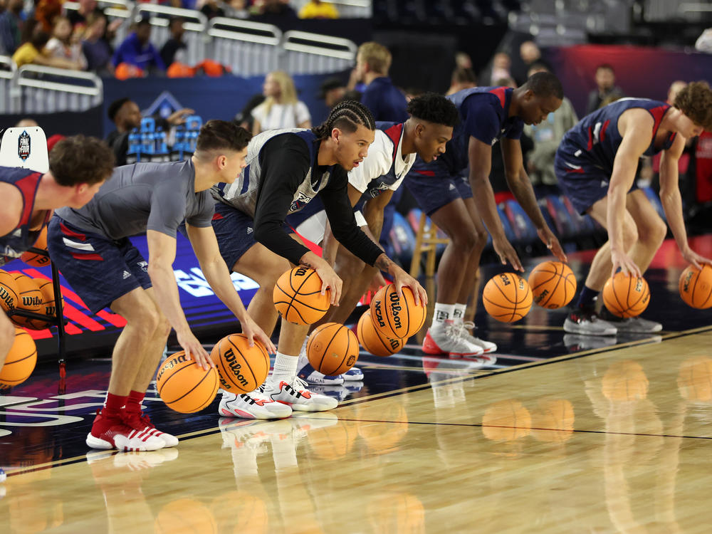 The Florida Atlantic Owls will face the San Diego State Aztecs in the Final Four on Saturday — the first time either program has gotten this far in the NCAA Tournament. The Owls practiced at NRG Stadium in Houston, Texas, on Friday.