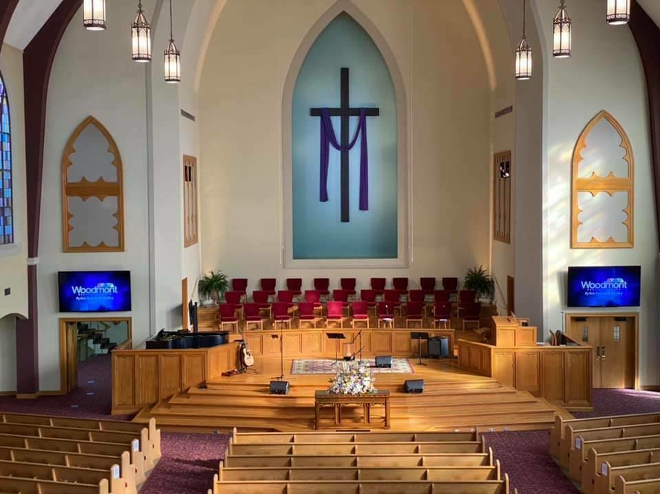 Woodmont Baptist Church is located a few miles from the Covenant School in Nasvhille, Tenn.