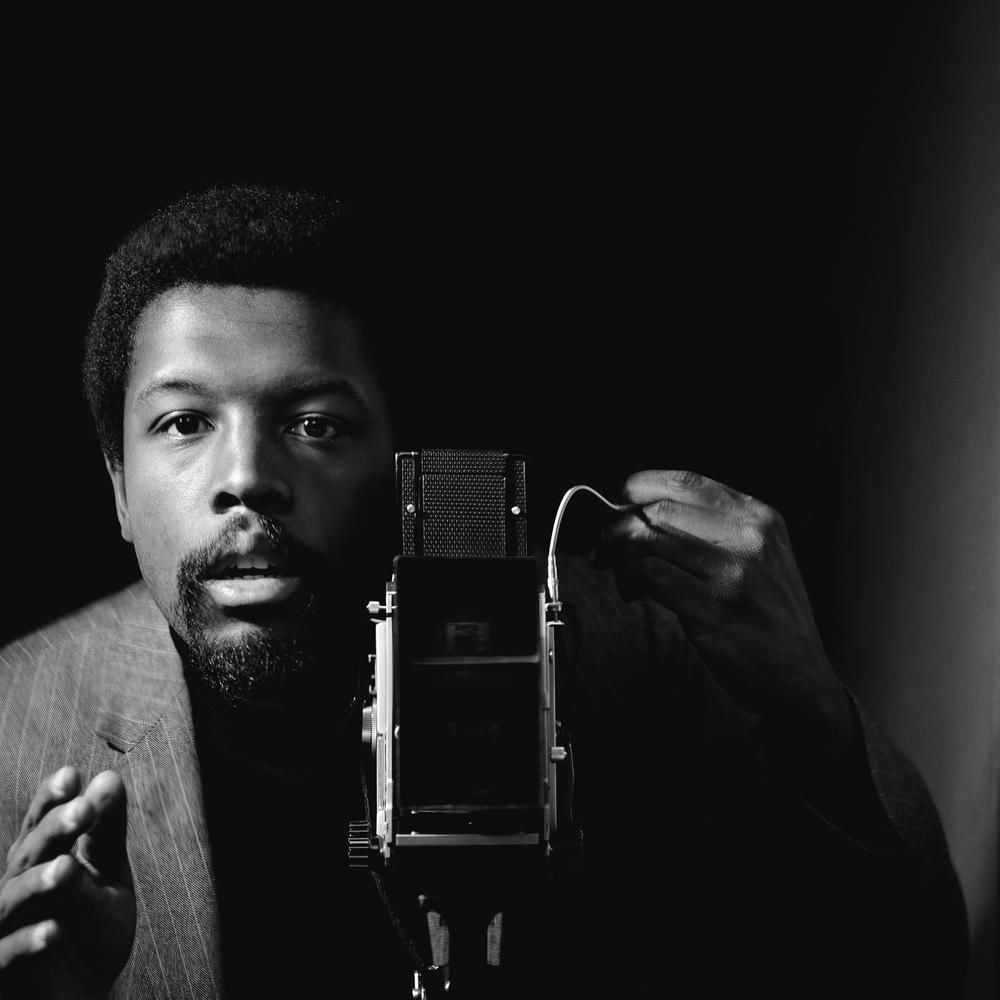 Kwame Brathwaite, self-portrait, African Jazz-Art Society & Studios (AJASS), Harlem, ca. 1964; from <em>Kwame Brathwaite: Black Is Beautiful</em> (Aperture, 2019)