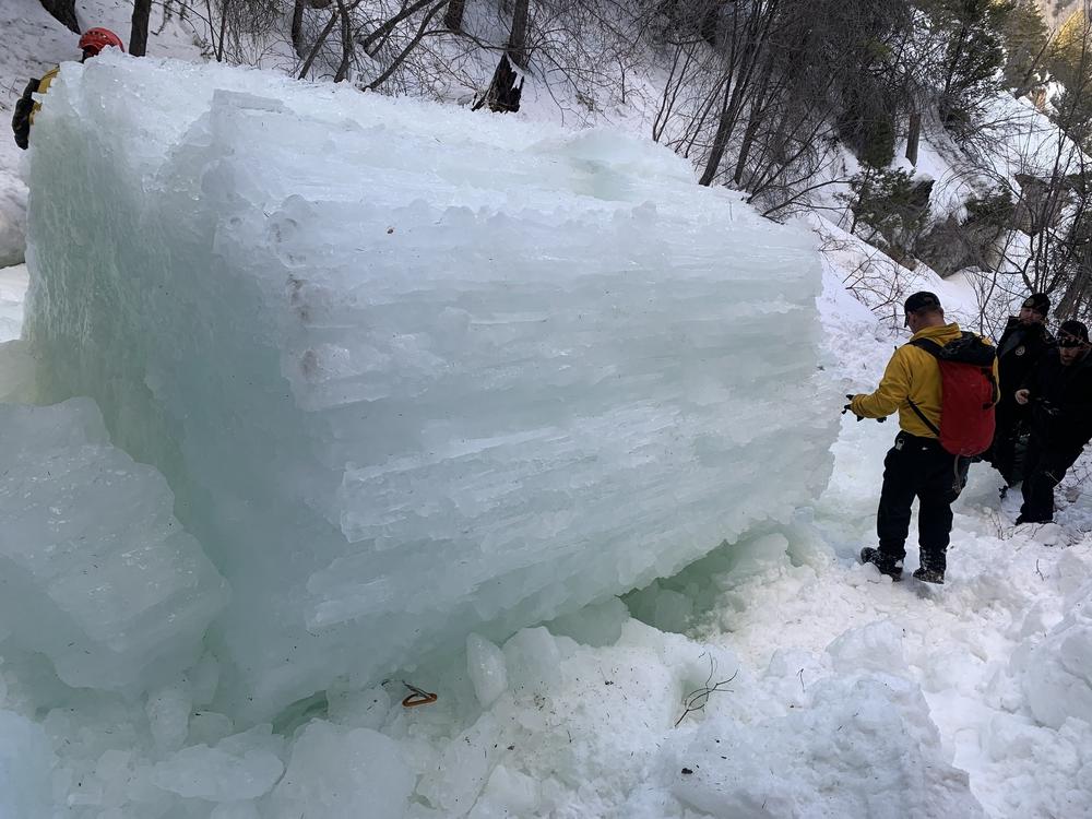 Utah's Meg O'Neill died on Sunday after a part of the frozen waterfall she was climbing cracked and plummeted.