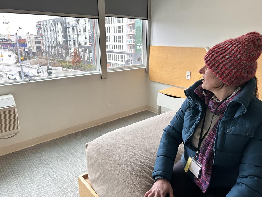 Starr Draper worries about feeling lonely in her new home after living in a Seattle homeless camp for more than a year.