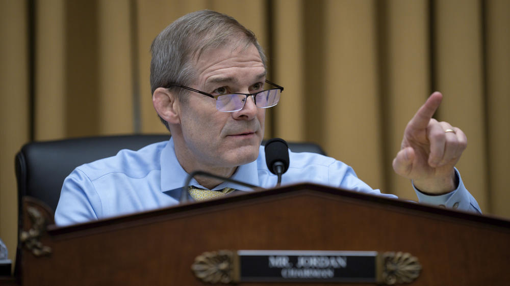 House Judiciary Committee Chair Jim Jordan, R-Ohio, leads his panel's first meeting in the new Republican majority on Feb. 1.