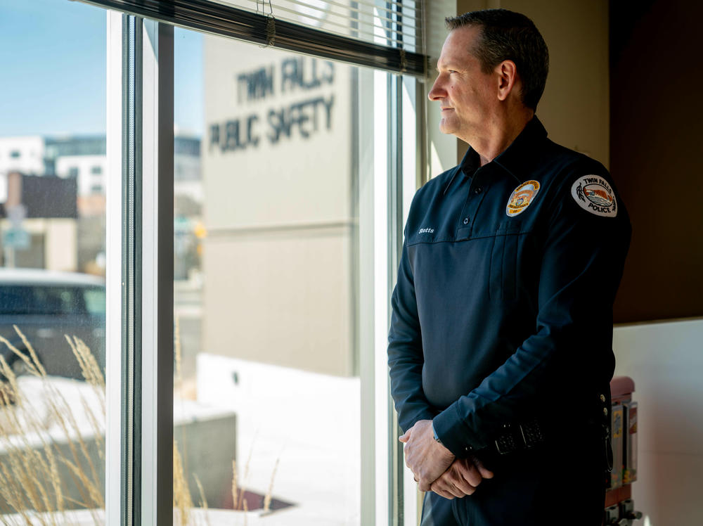Lt. Craig Stotts at the Twin Falls Police Department on April 6, 2023.