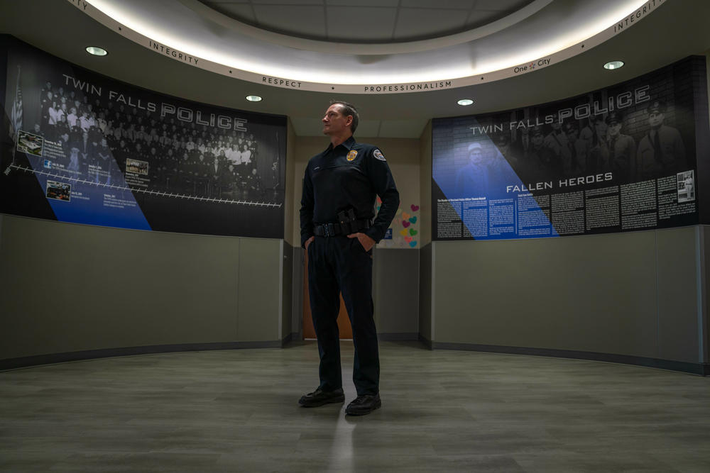 Lt. Craig Stotts at the Twin Falls Police Department on April 6, 2023.