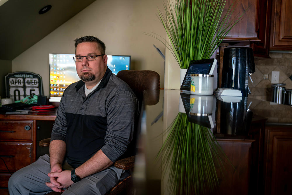Local citizen, Mike Shirley, at his home in Kimberley, Idaho.