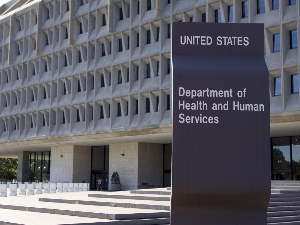 The U.S. Department of Health and Human Services building is shown in Washington, D.C. A proposed rule will expand government-funded health care access to DACA recipients.