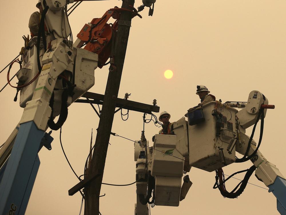 Pacific Gas & Electric cut power to tens of thousands of California residents to prevent the chance of sparking wildfires in October 2020.
