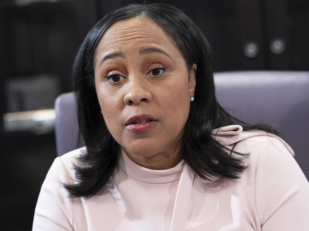 Fulton County Georgia District Attorney Fani Willis is photographed in her office in Atlanta on Jan. 4, 2022.