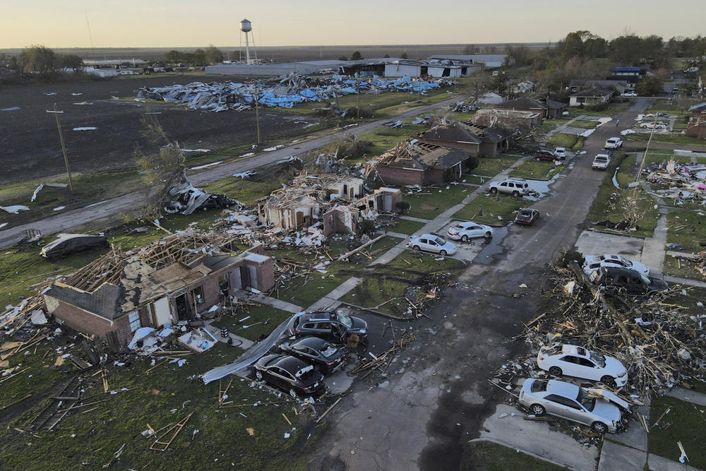 A tornado ripped through Rolling Fork, Miss., on the night of March 24, 2023.