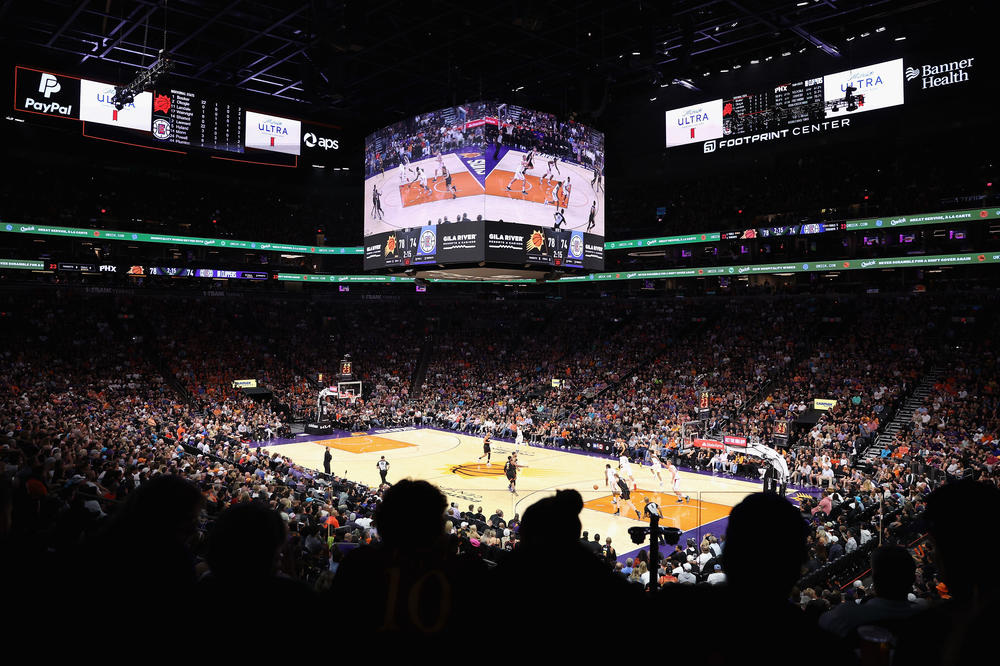The LA Clippers faced the Phoenix Suns at Footprint Center on April 16 in Phoenix, Ariz.