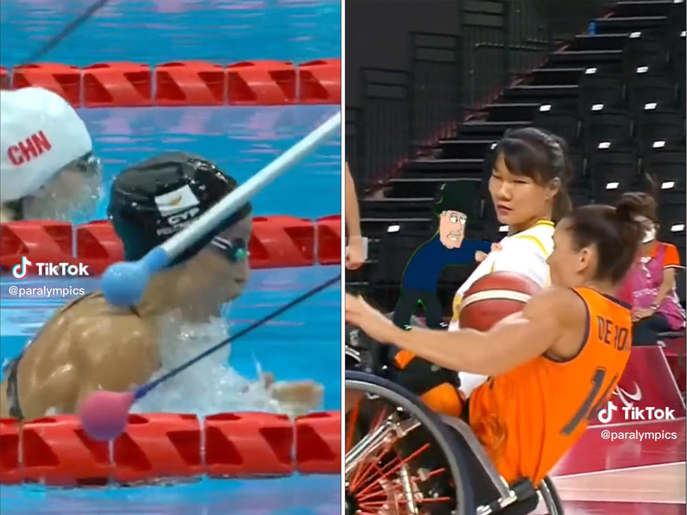 The Paralympics TikTok account combines sports footage with viral audio to showcase athletes. But critics of compilations posted to Twitter say it mocks them instead.