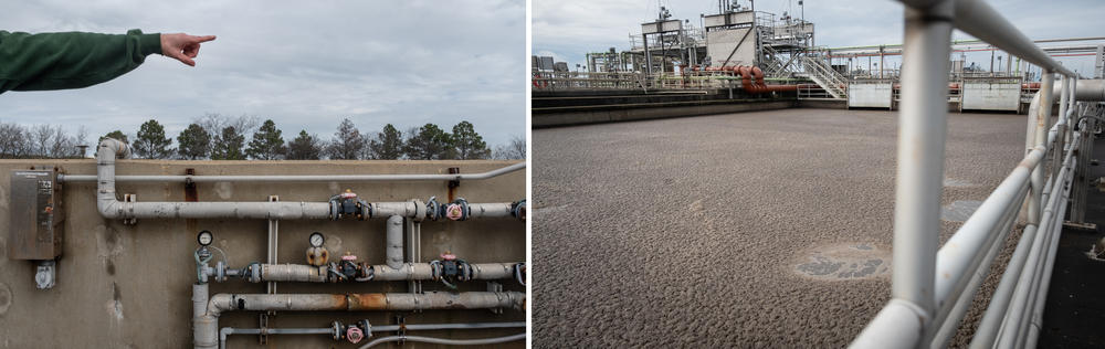 Wastewater — from nearby homes, businesses, toilets and sinks — ends up at the Virginia Initiative Plant in Norfolk, Va., where it gets routed through various stages of treatment before being released into the Chesapeake Bay.