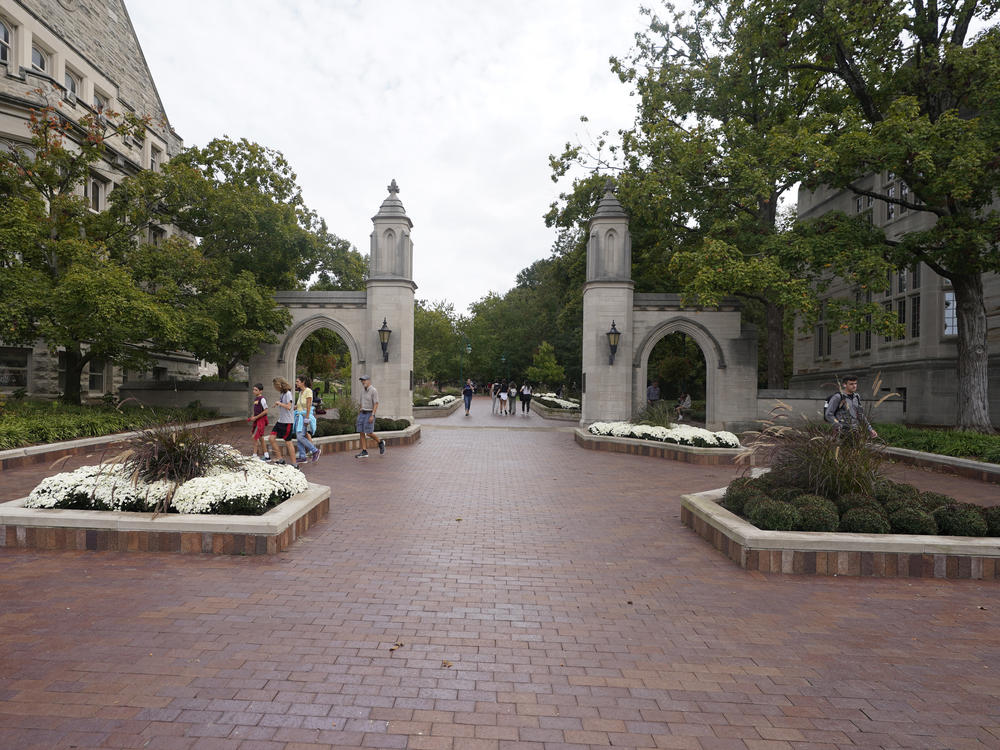 An 18-year-old Indiana University student was less than a mile away from the Bloomington campus when an attacker struck her multiple times in the head with a folding knife.