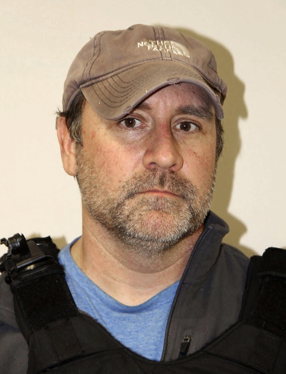 This photo released by the Louisville Police shows Louisville Police Det. Myles Cosgrove after a narcotics raid on March 13, 2020.