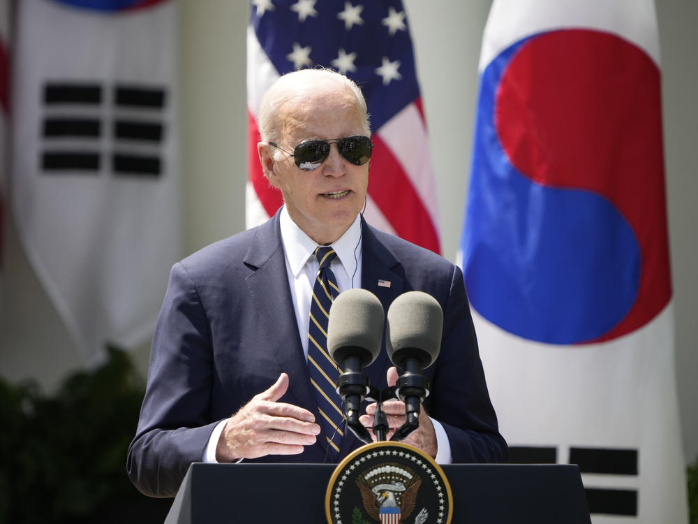 President Biden responded to questions about his age during a press conference at the White House Rose Garden on Wednesday. The president would be 86 by the end of a second term.