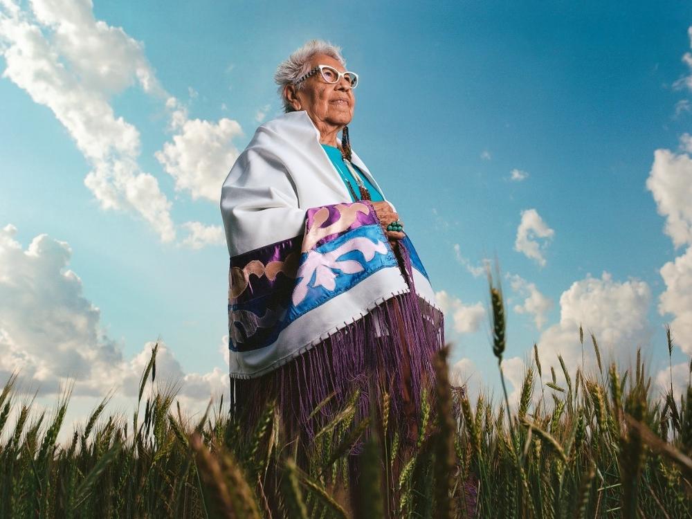Professor emerita Henrietta Mann (Cheyenne), a pioneer in Native American studies, received a National Humanities Medal from President Biden in 2021. The White House citation honors Mann 