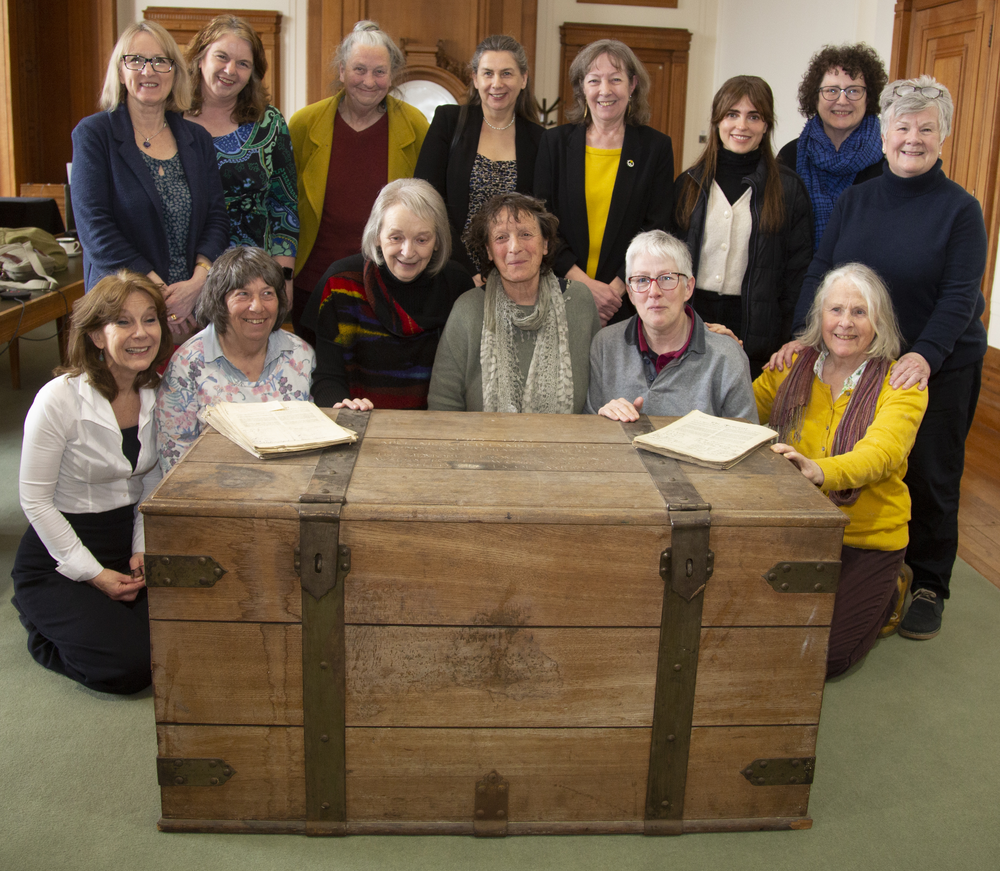 Members of the wider Peace Petition Partnership, mainly from the Heddwch Nain/Mam-gu (Our Grandmother's Peace) group.