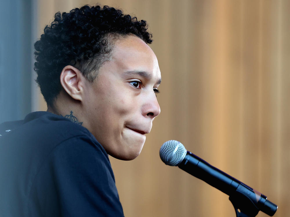 During a press conference in Phoenix on Thursday, Brittney Griner told reporters she wasn't planning to play overseas again unless she was invited to the Olympics.