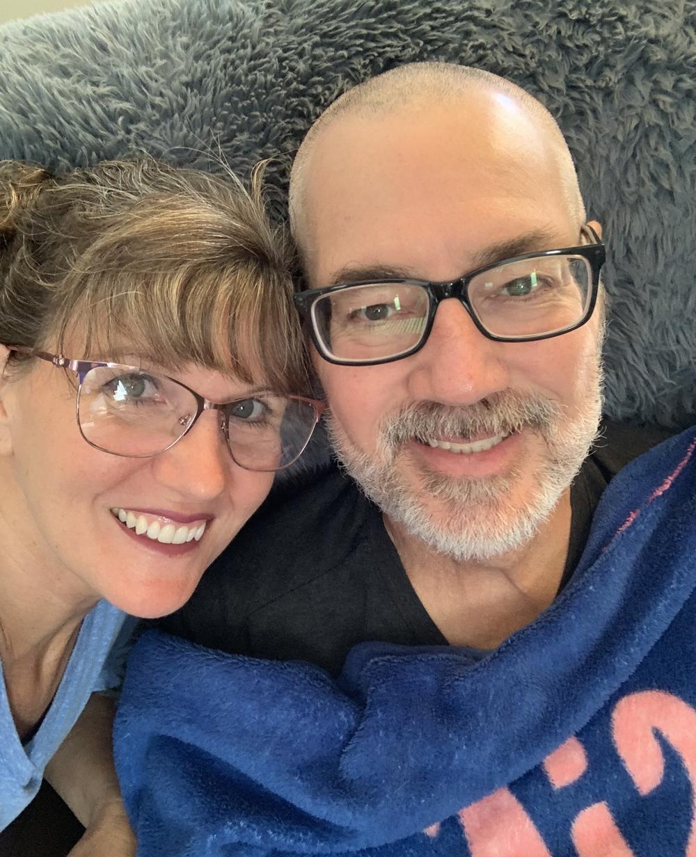 Marcia Elder took care of her husband David during his at-home recuperation. 