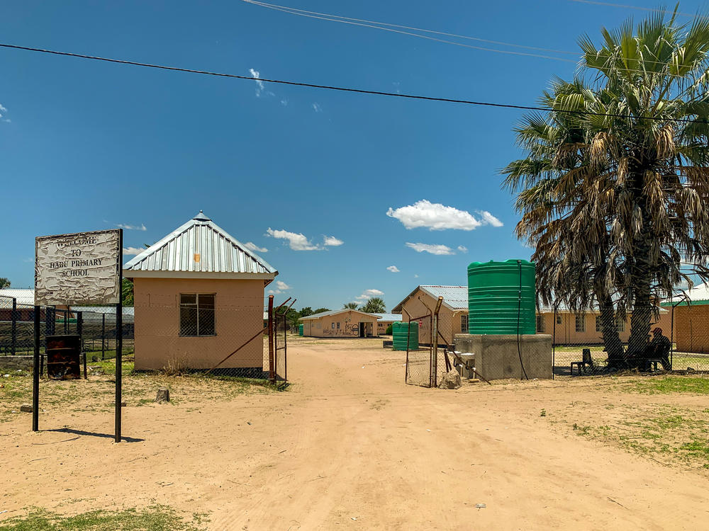 Habu Primary School sits at the heart of the village. Wild Entrust's program is delivered in a visit to every primary school in this province of Botswana. But Habu's school is one of just a handful for which enough money was raised to add on a day-long safari drive.