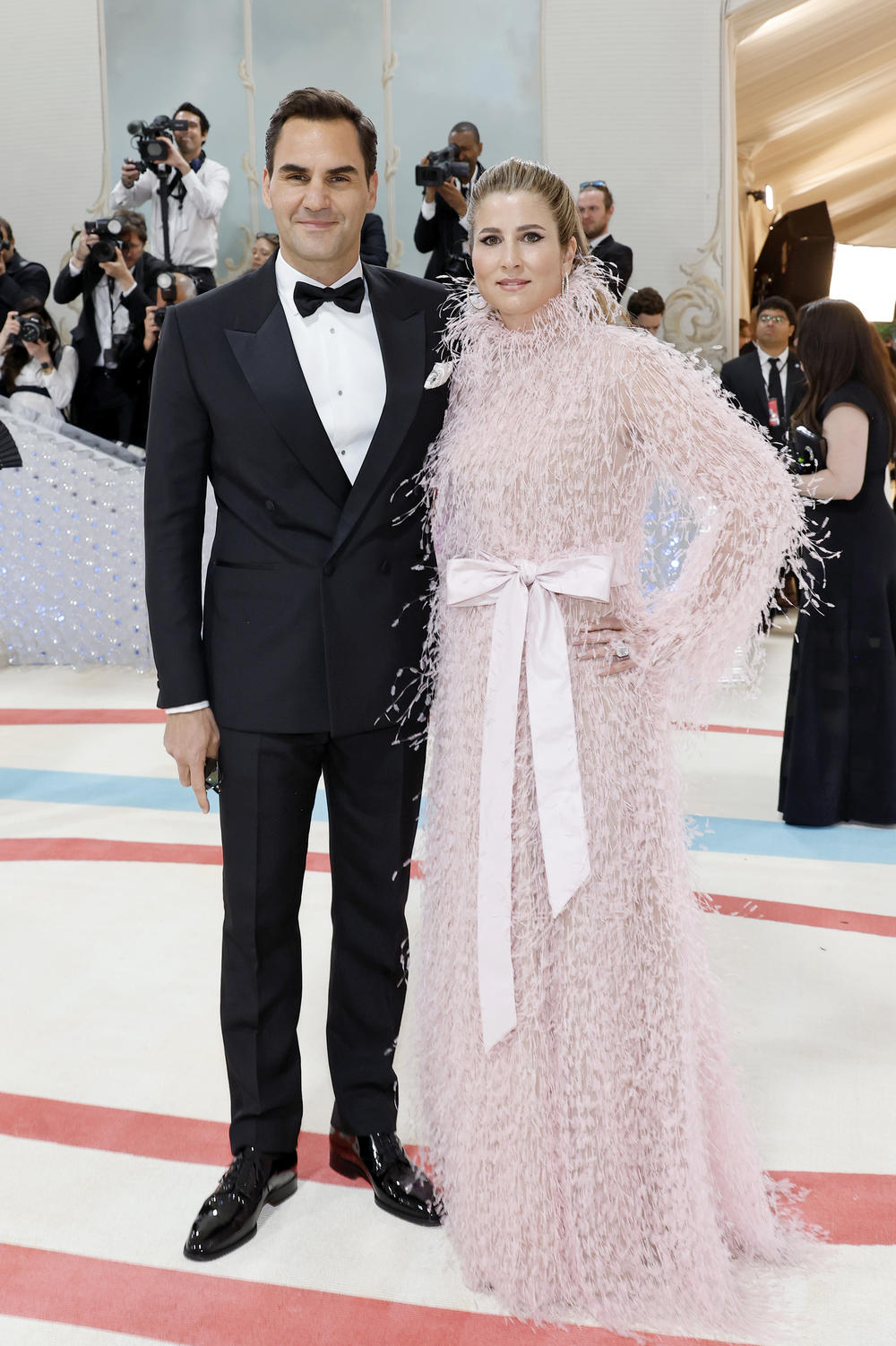 Roger Federer and Mirka Federer