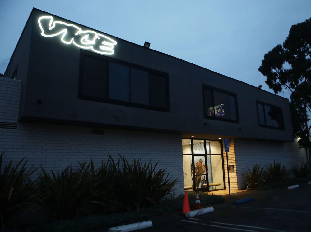 Vice Media offices on Feb. 1, 2019 in Venice, Calif. The once-hot media startup filed for bankruptcy after failing to sell itself.