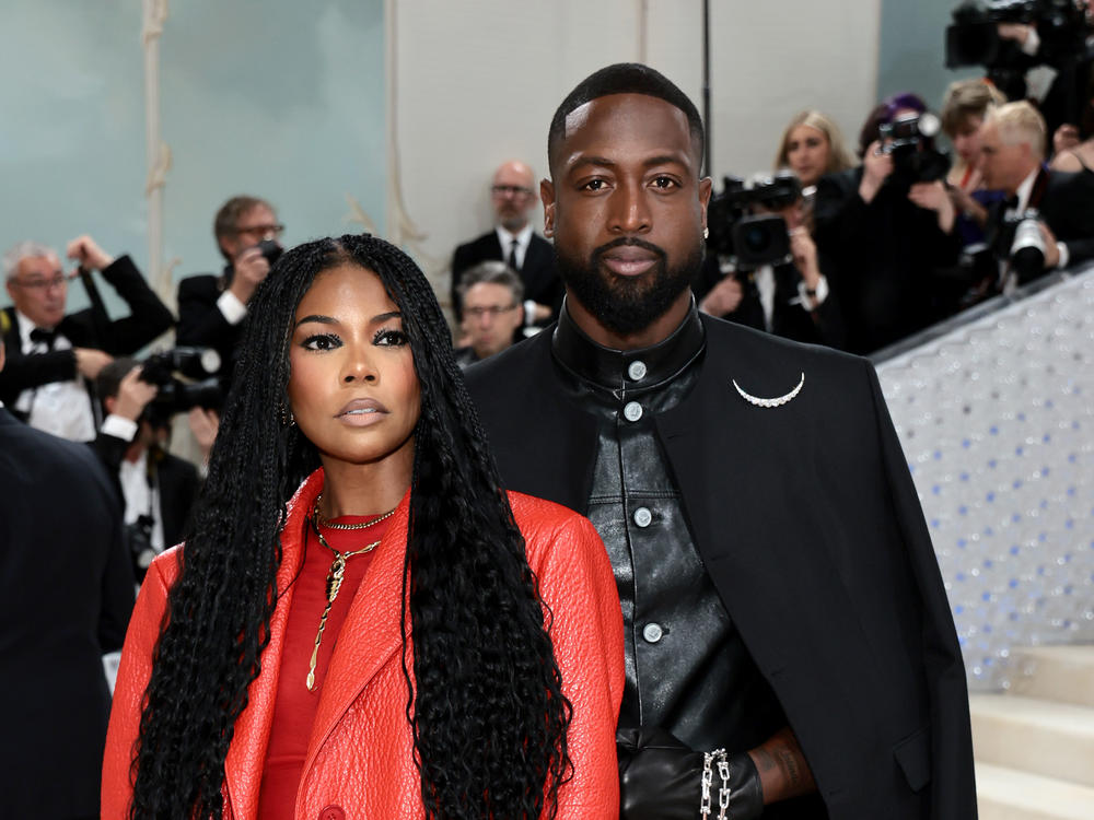 Gabrielle Union and Dwyane Wade at the Met Gala on Monday.
