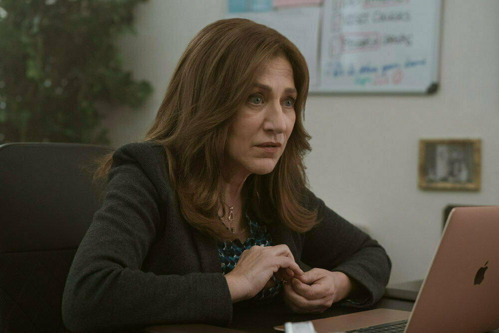 Edie Falco plays Pete's mom,  Amy, in <em>Bupkis.</em>