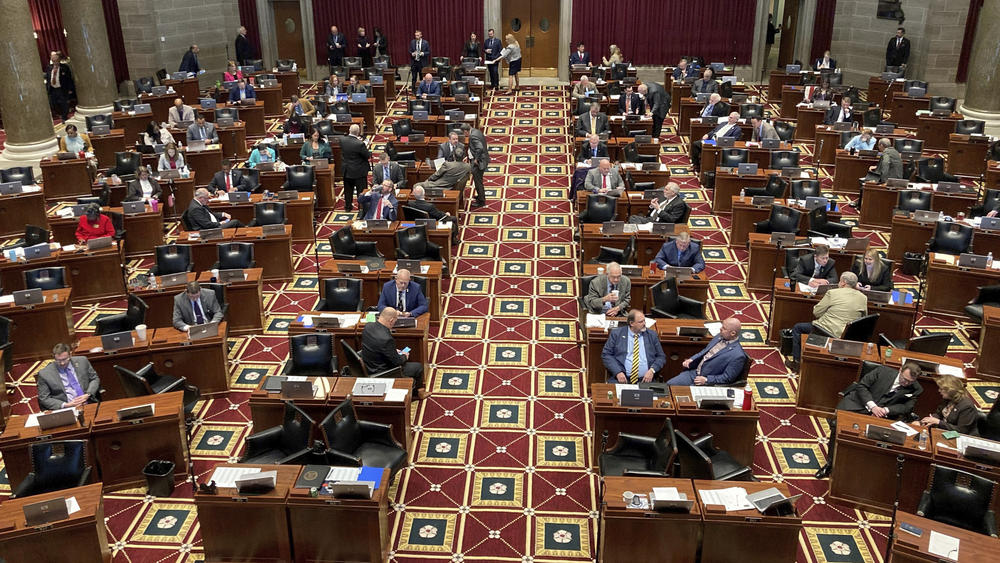 FILE - Members of the Missouri House debate legislation on March 21, 2023, at the state Capitol in Jefferson City, Mo.