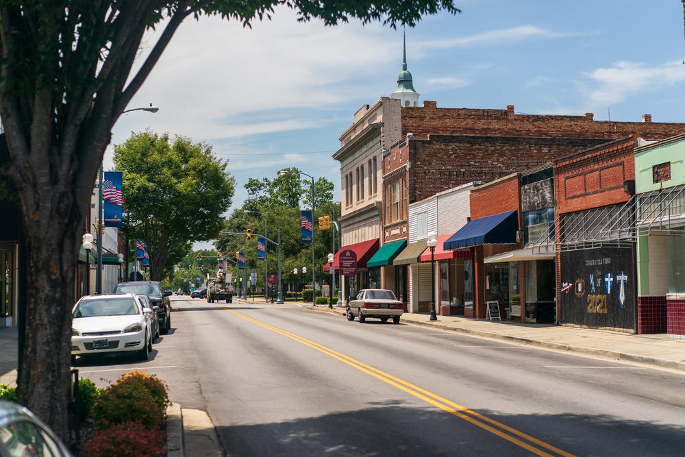 Downtown Bennettsville, S.C., is a quiet place. 