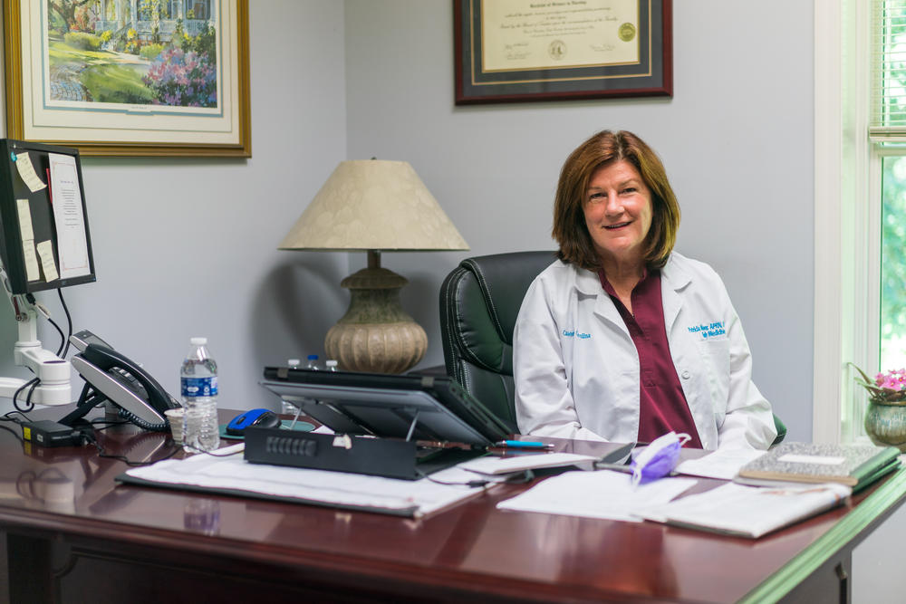 Pat Weaver, nurse practitioner at CareSouth in Bennettsville, S.C., says the town's changing economic fortunes are a cause of health problems in the community.