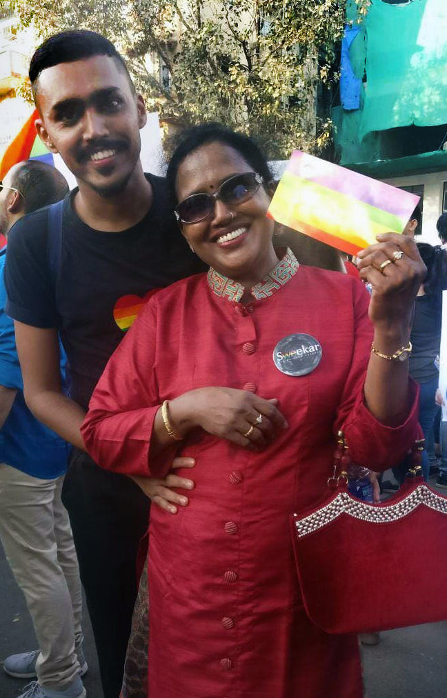 Aruna Desai's son Abhishek came out to her in 2007. 