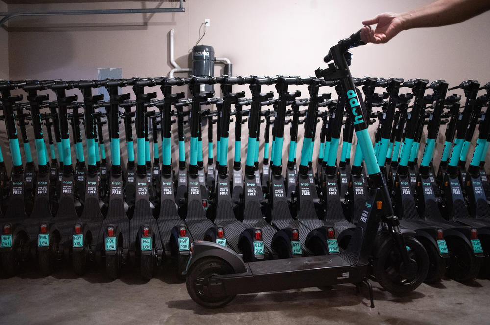 Tacuma Jackson of Gresham, Ore., purchased an electric scooter franchise that he's planning to launch within a couple of months. He hopes to grow the business to employ other adults who are transitioning out of prison.