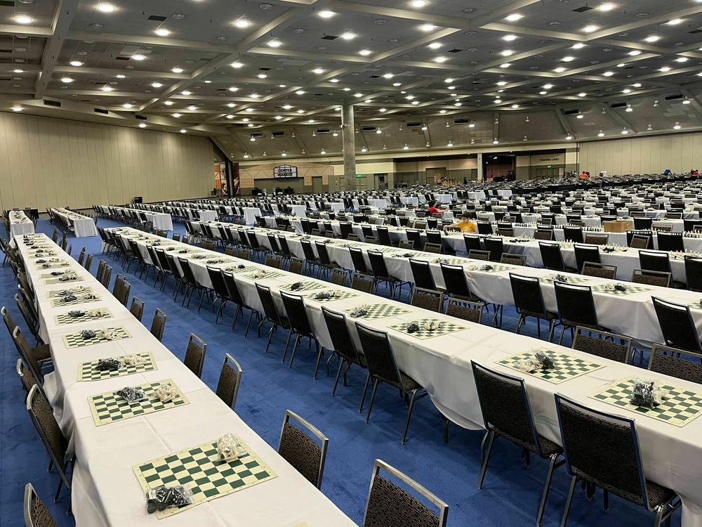 The scene is set at the National Elementary Championships in Baltimore, Md.