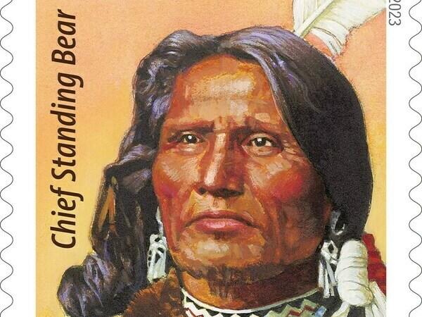 The U.S. Postal Service has issued a Forever stamp honoring Standing Bear, the Ponca chief who championed 14th Amendment rights.