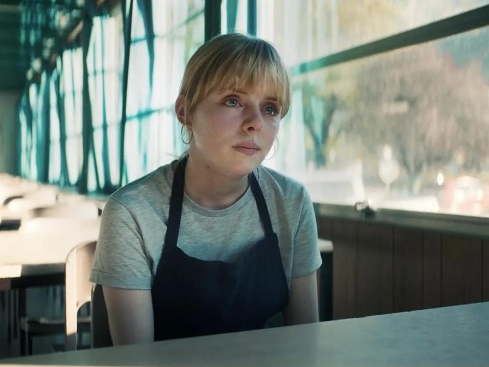After her friend Clara is killed walking home, Nanie (Pauline Serieys) is questioned by a police officer (Bastien Bouillon), who has taken over the local homicide squad.