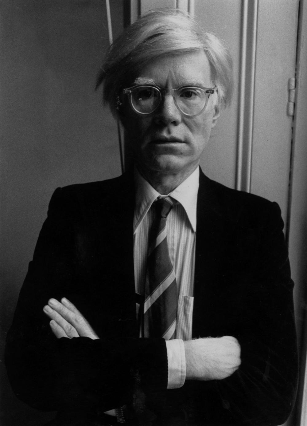 Andy Warhol pictured in February 1980.