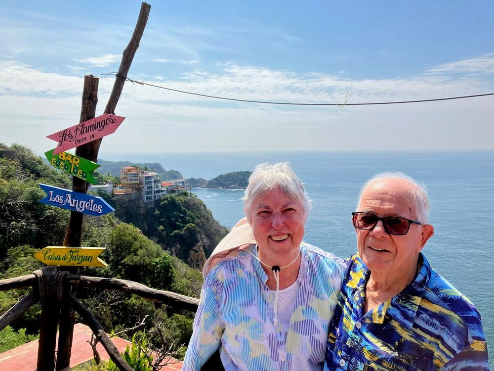 Marilyn and Keith Ayers who are Social Security recipients pose for a picture during a vacation last year.