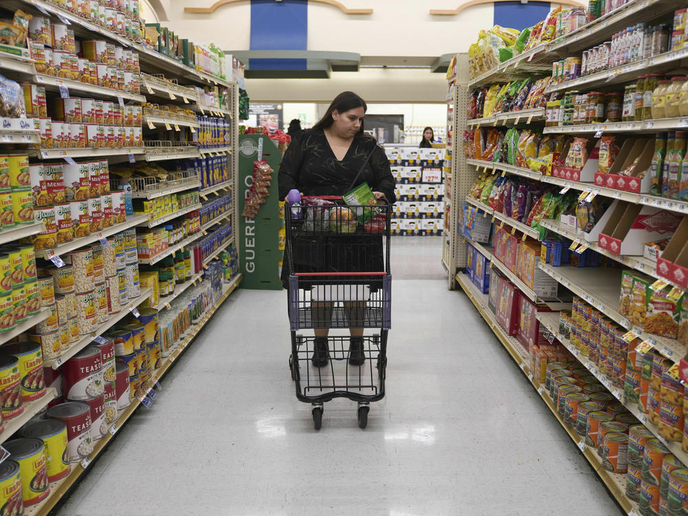 Preschool teacher Jaqueline Benitez depends on California's Supplemental Nutrition Assistance Program (SNAP) to help pay for food. If the debt ceiling isn't raised, SNAP and other federal payments would be delayed. (AP Photo/Allison Dinner)