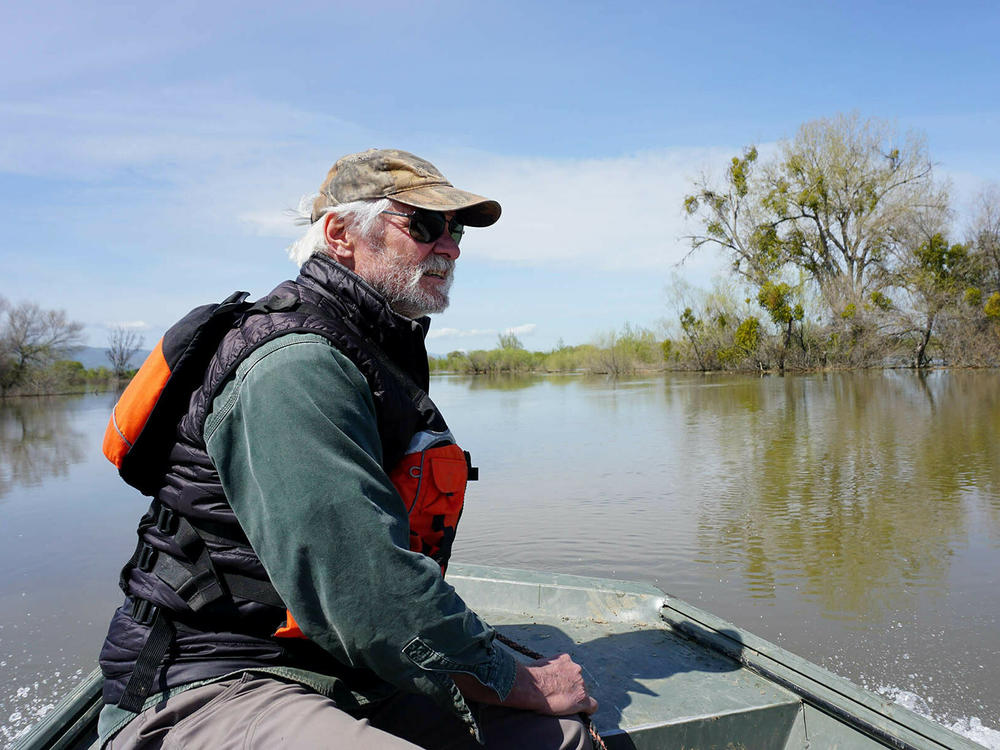 John Carlon of River Partners says restoring floodplains can help take pressure off downstream levees by storing floodwaters, as well as providing much-needed wildlife habitat.