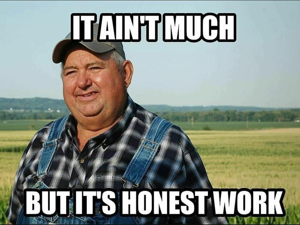 A meme that cast Dave Brandt as a stereotypical farmer reached cultural ubiquity on social media sites like Reddit. Brandt's death last week sent ripples through both real and virtual spaces that looked to Brandt as a symbol of honest work in the modern age.
