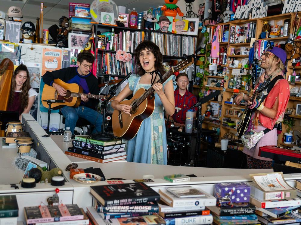2023 contest winner Little Moon performs at the Tiny Desk